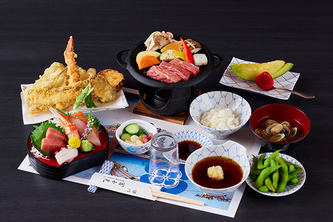 屋形船「深川富士見」ステーキプラン