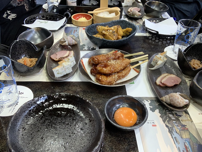 「東京゛屋形船”ナイトクルーズ・エンターテイメント」のお料理メニュー一例