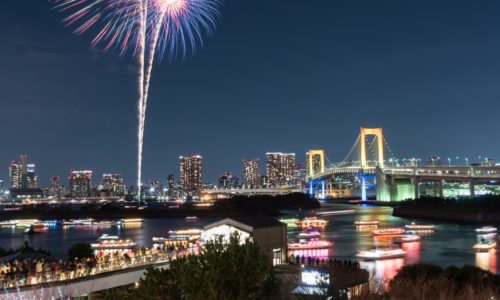 隅田川の上も大渋滞