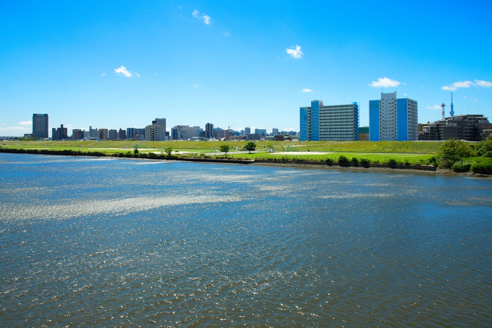 北千住周辺の荒川